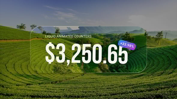 Videohive Liquid Animated Counters