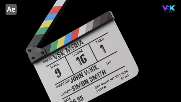 Videohive Clapboard Transitions