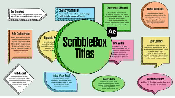 Videohive ScribbleBox Titles