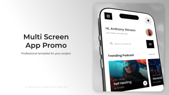 Videohive Multi Screen App Promo