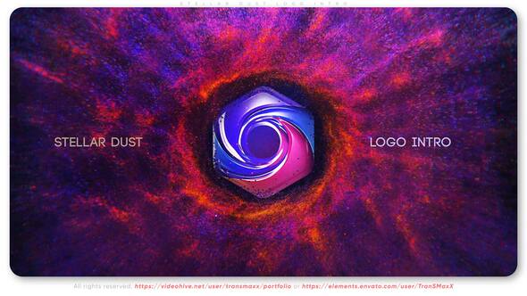 Videohive Stellar Dust Logo Intro