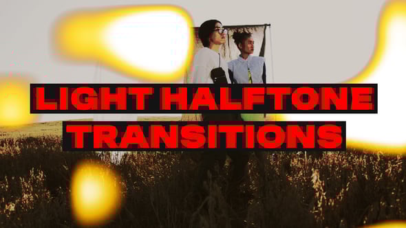Videohive Light Halftone Transitions