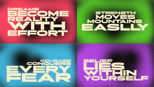 Videohive Noise Text Transitions