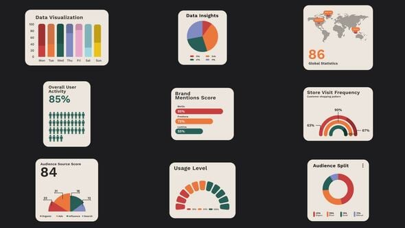 Videohive Percentage Infographic
