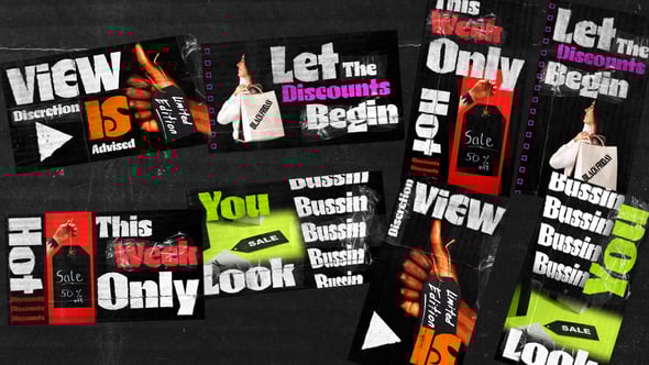 Videohive Grunge Slides 60139831