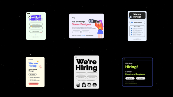 Videohive We Are Hiring 60411062