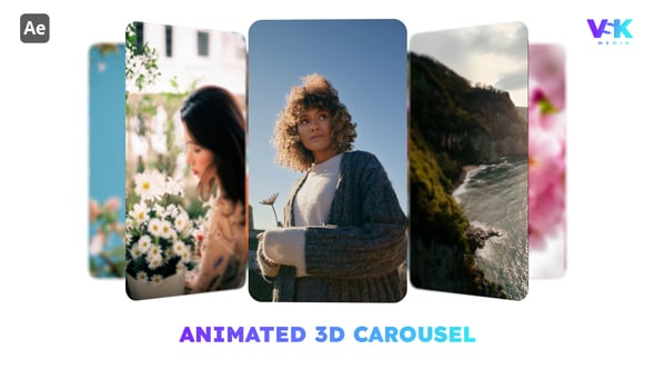 Videohive Animated 3D Carousel | After Effects