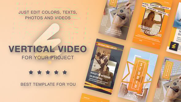 Videohive Orange Vertical Promo