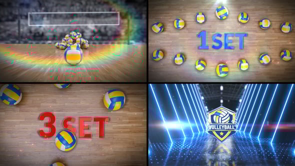Videohive Volleyball Bumper 4 (3-Bumpers)