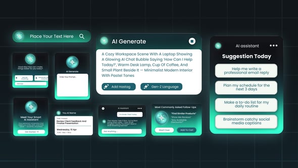 Videohive AI Widget After Effect Template