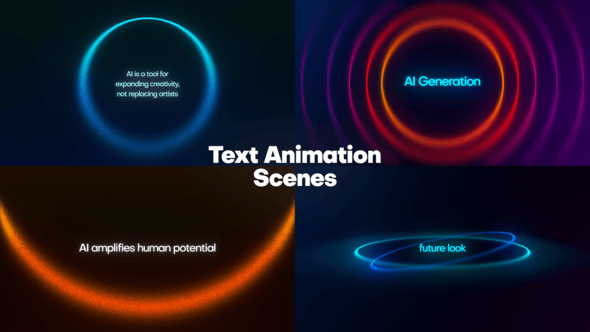 Videohive Text Animation Scenes