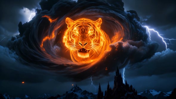Videohive Tiger Logo Reveal