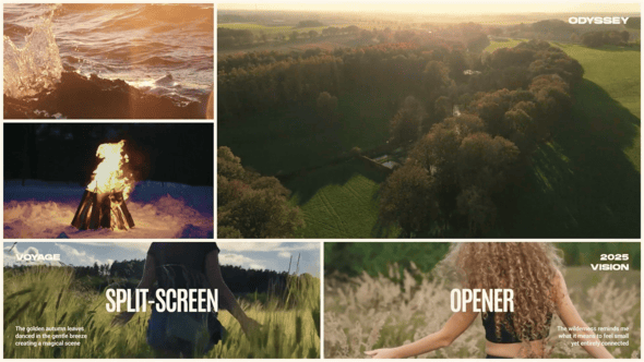 Videohive SplitScreen Opener