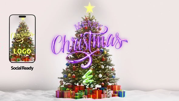 Videohive Christmas Message 60812084