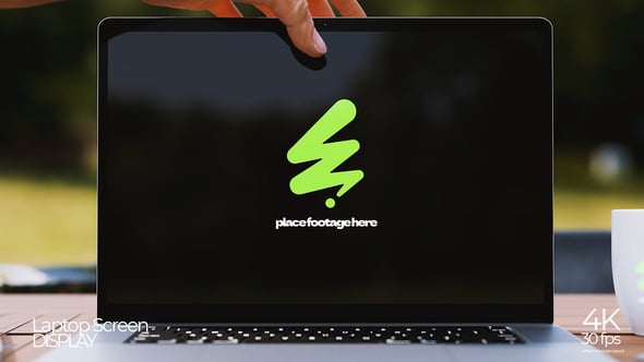 Videohive Laptop Activity Mockup