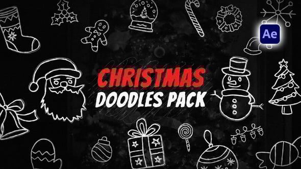 Videohive Christmas Doodles Pack