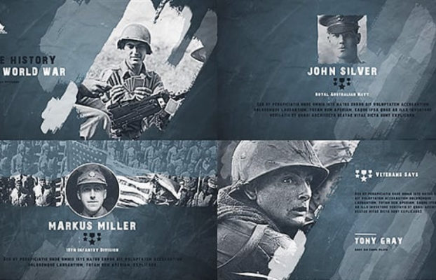 Videohive History Timeline – Documentary Memories Slideshow