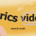 Videohive Lyric Video Paper Brush