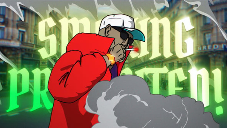 Videohive Smoking Character Transition