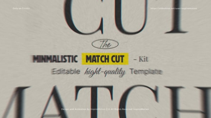 Videohive Text Match Cut For Premiere Pro
