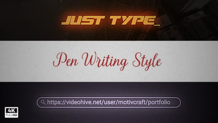 Videohive Typewriter Title