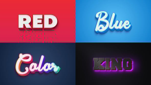 Videohive Text Effect – 3D Style 02