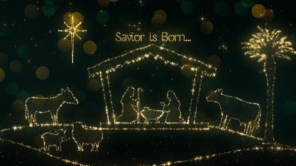Videohive Christmas Nativity Greetings
