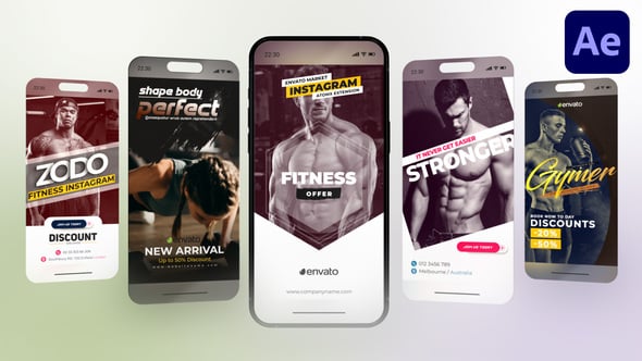 Videohive Instagram – Fitness 05