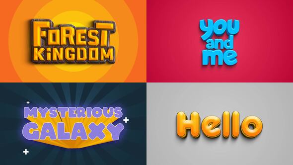 Videohive Text Effect – Cartoon Style 02