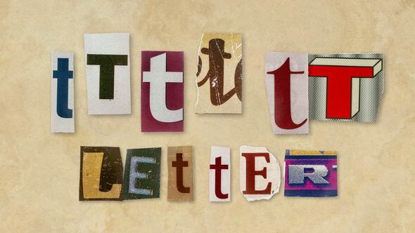 Videohive Ransom Letters – T Letters