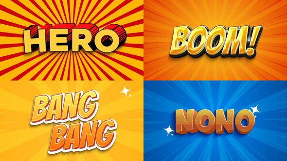 Videohive Text Effect – Cartoon Style 06