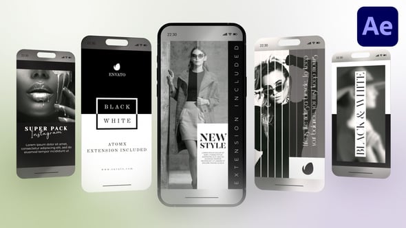 Videohive Instagram – Black & White 02