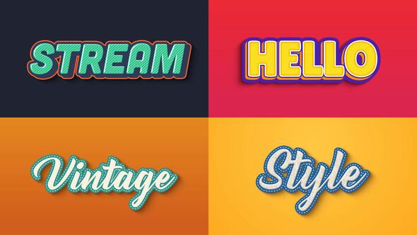 Videohive Text Effect – Vintage Style 04