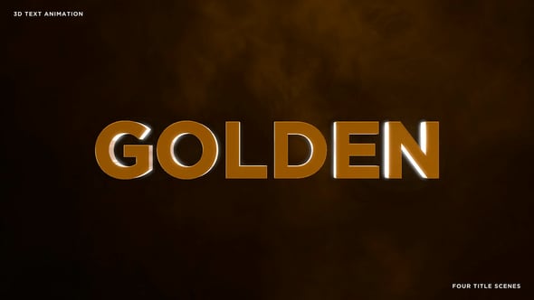 Videohive 3D Text Animation 60982638