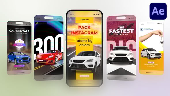 Videohive Instagram – Car Rental 02
