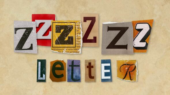 Videohive Ransom Letters – Z Letters
