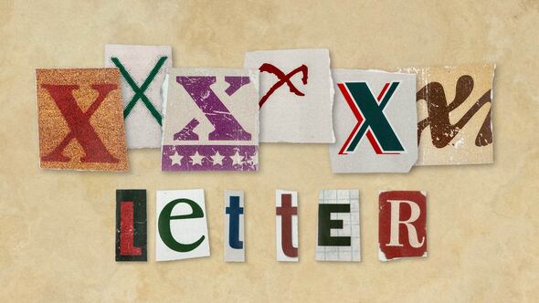 Videohive Ransom Letters – X Letters