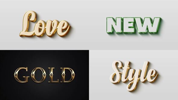Videohive Text Effect – Elegant Style 04