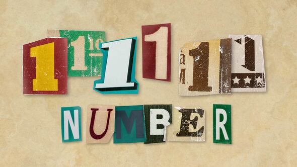 Videohive Ransom Letters – 1 Number