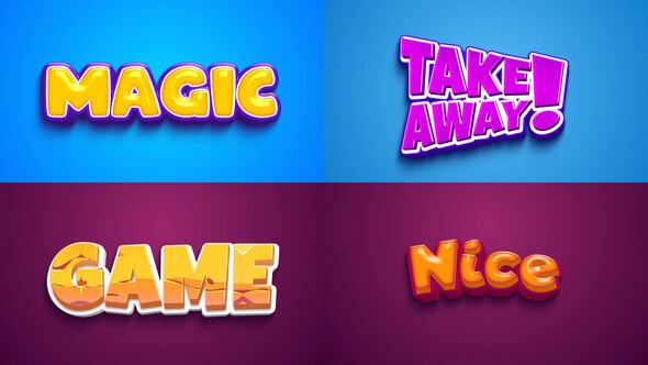 Videohive Text Effect – Cartoon Style 04