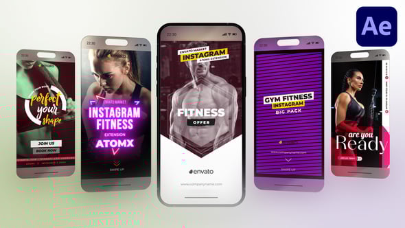 Videohive Instagram – Fitness 04