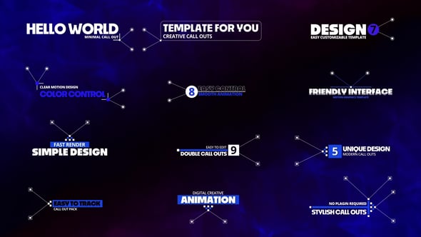 Videohive Modern Call Outs 4.0 – Digital Lines