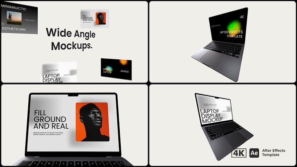 Videohive Wide Angle Website Mockup