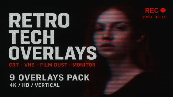 Videohive Retro Halftone Line Overlays Comic Print Texture FX Pack