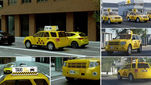 Videohive Taxi Car