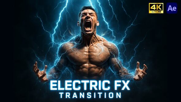 Videohive Electric FX Transition Pack – Powerful High-Voltage Motion FX AE
