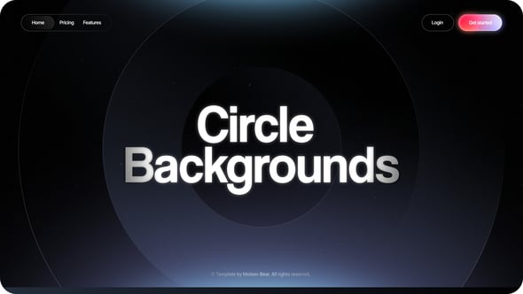 Videohive Circle Gradient Backgrounds