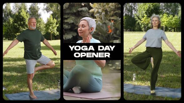 Videohive Multiscreen Yoga Day