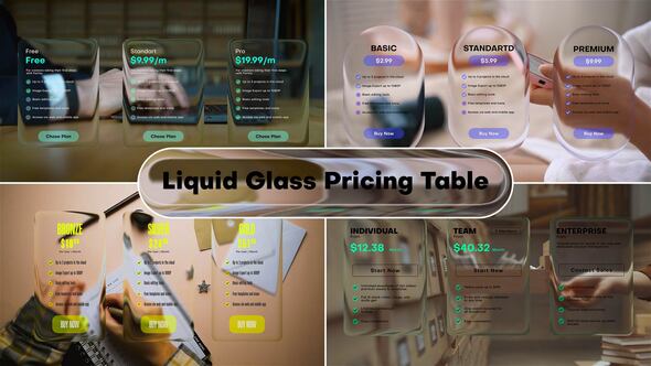 Videohive Glass Liquid Price List