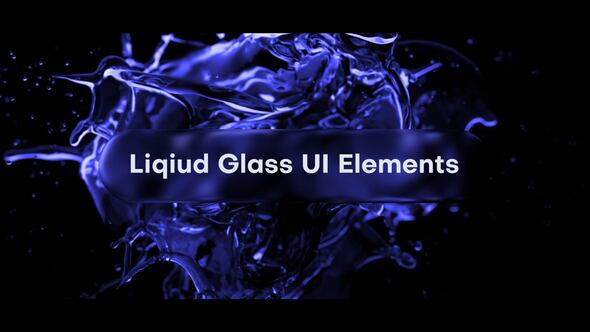 Videohive Liquid Glass UI Elements 61059417